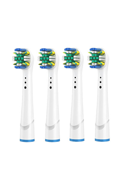 Choice ٤ قطع - ٤-٢٠ قطعة رؤوس فرشاة بديلة من FlossAction لفرشاة Oral-B Floss ...