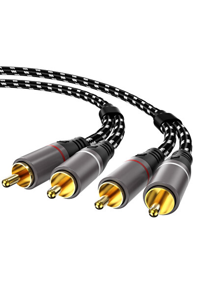 Choice5 3m 2RCA To 2RCA HIFI Stereo RCA Cable 2RCA to RCA Audio Cable Male To...