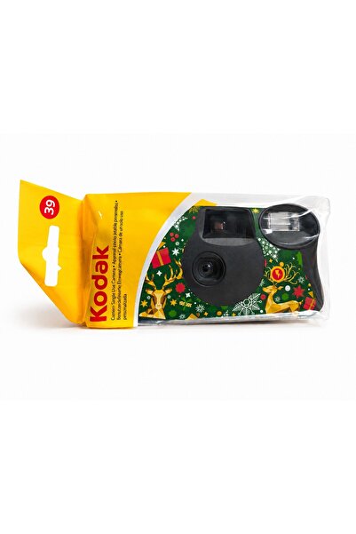 Kodak FunSaver Christmas Edition 39 Poz Flaşlı Tek Kullanımlık Analog Fotoğraf Makinesi
