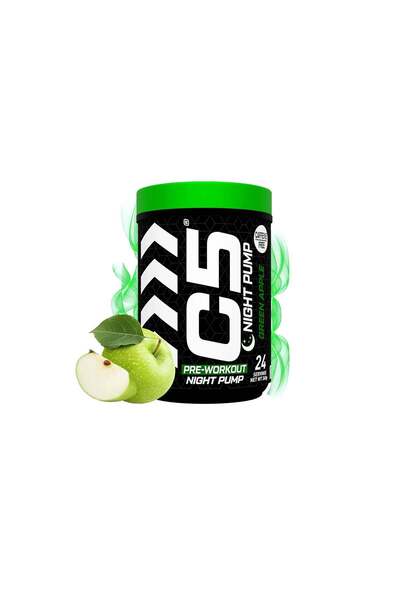 C5 Night Pump Pre Workout Powder Green Apple - Pre-Workout & Performance