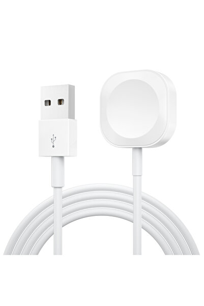 Choice شاحن لاسلكي مغناطيسي USB من النوع C بمنفذ USB (100 سم) لساعة iWatch 8/...