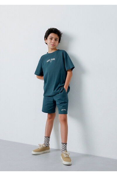 Mavi Logo Printed T-Shirt Shorts Set Loose 6t10005-70771