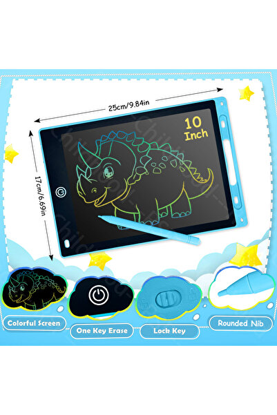 Choice9 10 INCH SKY BLUE 6.5/8.5/10/12 Inch LCD Writing Tablet Electronic Dra...