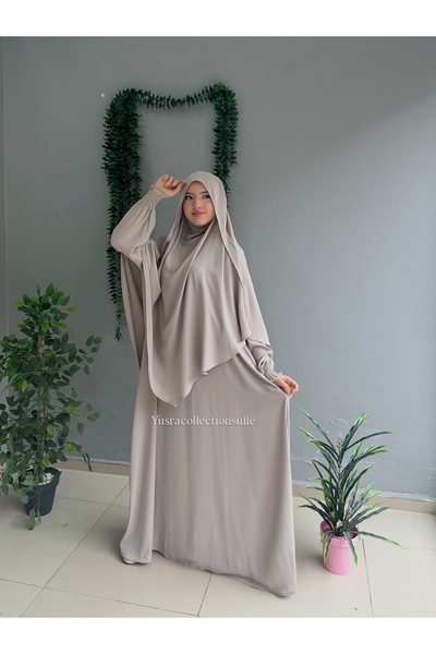 Yüsra Collection Costum Sahra și set de sufleuri din 2 piese
