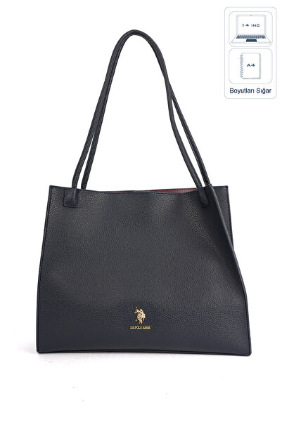 U.S. Polo Assn. حقيبة كتف نسائية باللون الأزرق الداكن US26541