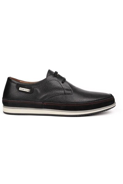 Pierre Cardin 62333 حذاء رجالي كاجوال يومي برباط أسود
