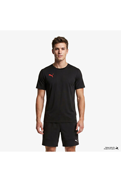 Puma Individualrise Logo Men's Black Jersey