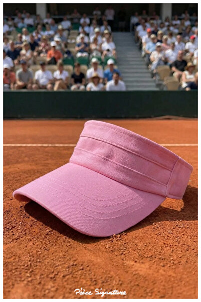 PIECE SIGNATURE 100% Cotton , Adjustable, Visor Sun Hat (Unisex)