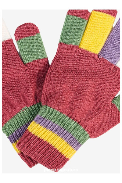 PIECE SIGNATURE 100% Acrylic, Stretch Fabric Colors Girls' Gloves (Ages 4-10)
