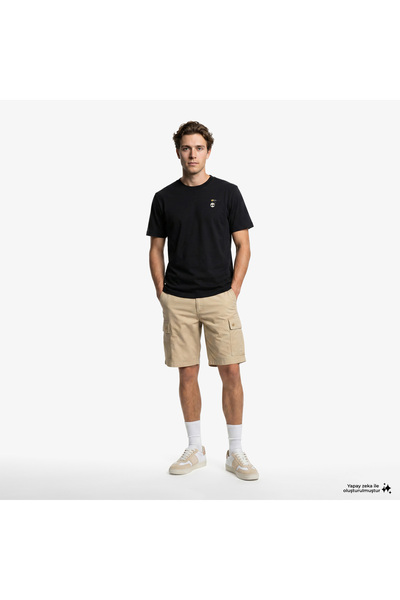 Timberland Poplin Cargo Men's Beige Shorts