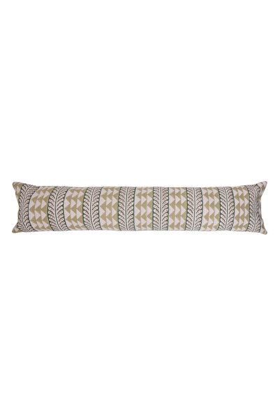 Yargıcı Printed Patterned Cotton Fabric Rectangular Pillow (90X20 cm)