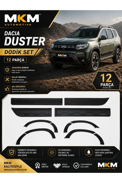 MKM DACIA DUSTER ABS DAMALI DODİK SET