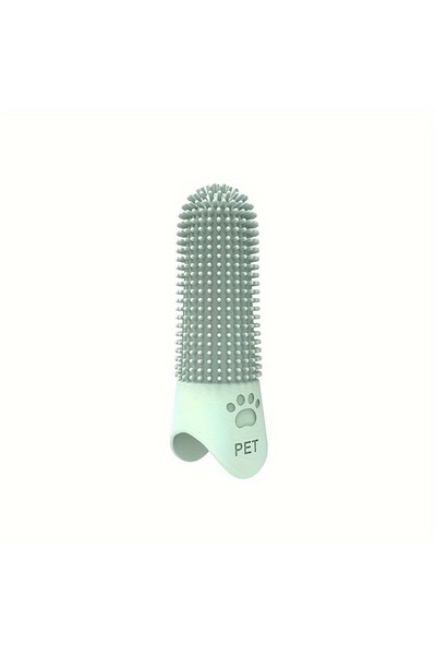 choice2 1pc Green Soft Silicone Dog Toothbrush 360° Finger Toothbrush for Dog...