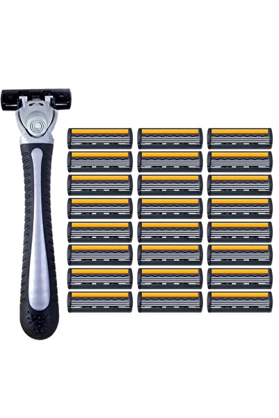 Choice 1 holder 24 blades Handle Manual Profession Face Care Beard 3-Layers B...