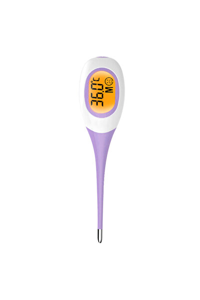 Choice purple AiQUE Fast 8s Thermometer Backlit Soft Probe Digital Fast Fever...