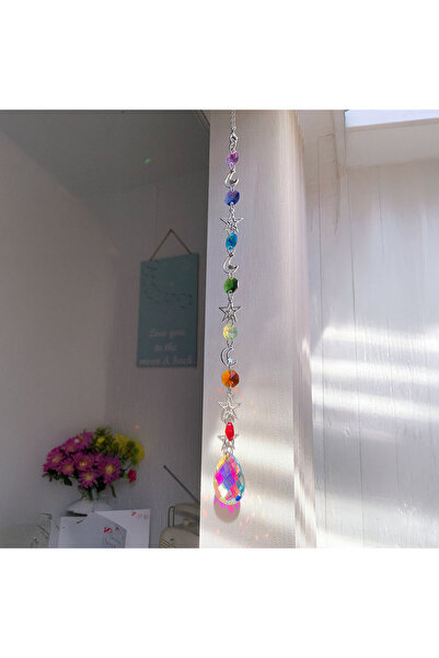 Choice4 D Crystal Wind Chime Rainbow Maker Sun Catcher Dream Catcher Pendant ...