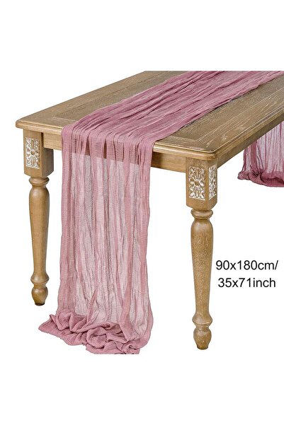 Choice18 4 Semi-Sheer Gauze Table Runner Sage Cheesecloth Table Setting Dinin...