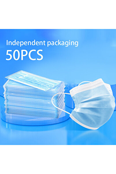 Choice 50PCS-Blue 10-500pcs Disposable Adults individual package Masks Filter...