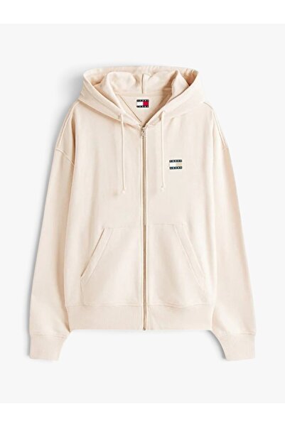 Tommy Hilfiger سترة رياضية رجالية من TJM CRP NEW CLASSICS ZIP THR باللون البي...