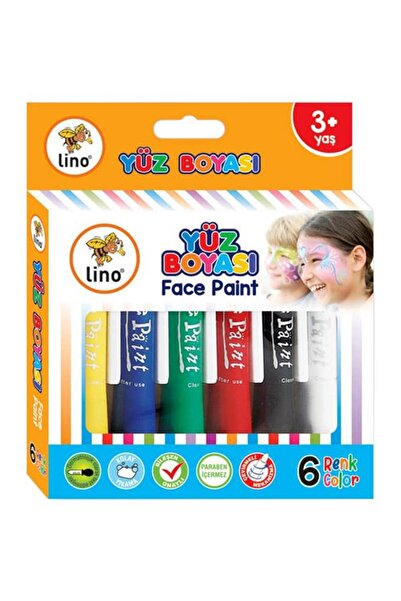Lino Ln-901 Kalem Tipi Yüz Boyası 6 Renk