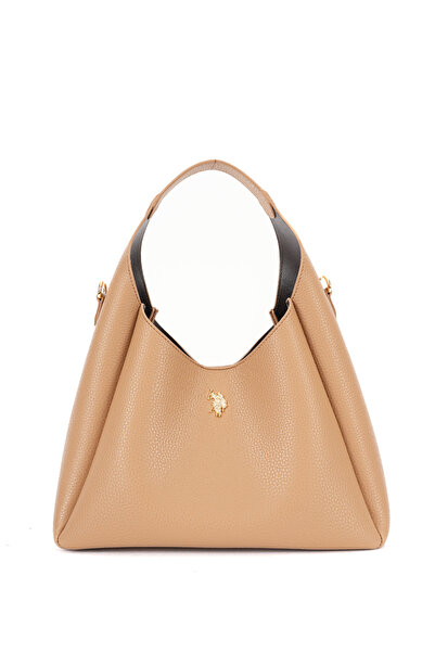U.S. Polo Assn. K.Beige Women's Shoulder Bag Us26536