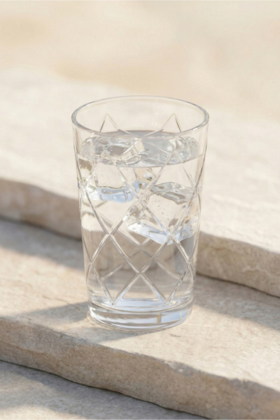 LAV Seasonal Glass Water Cup Set of 6 205 ml