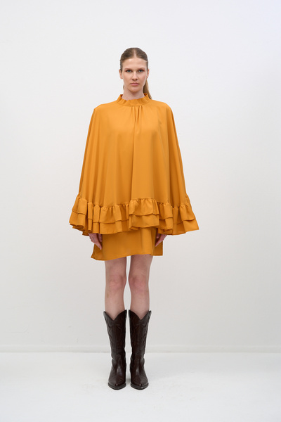 HANIQA Jessica Fabric Draped Blouse