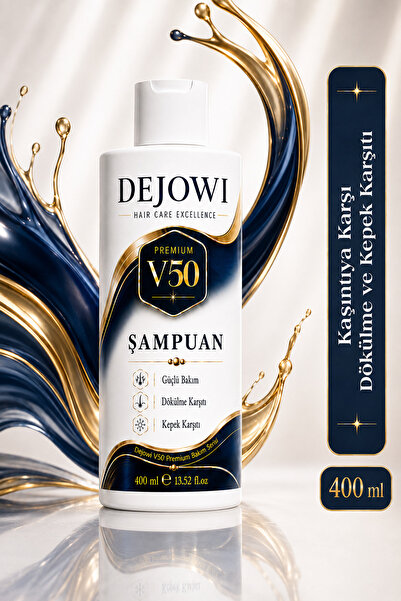 Dejowi شامبو V50 بريميوم المضاد للتساقط والقشرة 400 مل لا يحتوي على SLS/SLES
