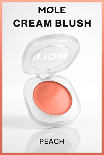 MQLE Cream Blush Krem Allık - Yüksek Pigmentli Mat Blush - Peach
