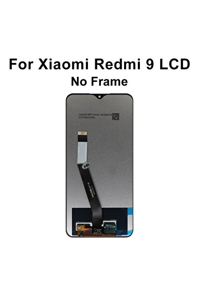 Choice Black No Frame 6.53' Quality IPS For Redmi 9 LCD M2004J19G Touch Scree...