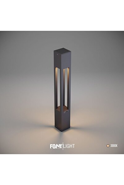FoneLight AKA010 LED Bollard 75 CM Bahçe Aydınlatma Direği IP65 Alüminyum Pey...