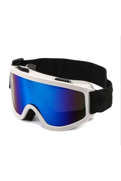 Choice4 White Protective Glasses Motorcycle Helmet Outdoor Sports Windproof D...