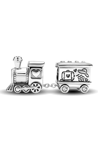 Choice16 TCE1209P4 925 Sterling Silver Cute Crown Ship Bus Motorcycle Jeep Ch...