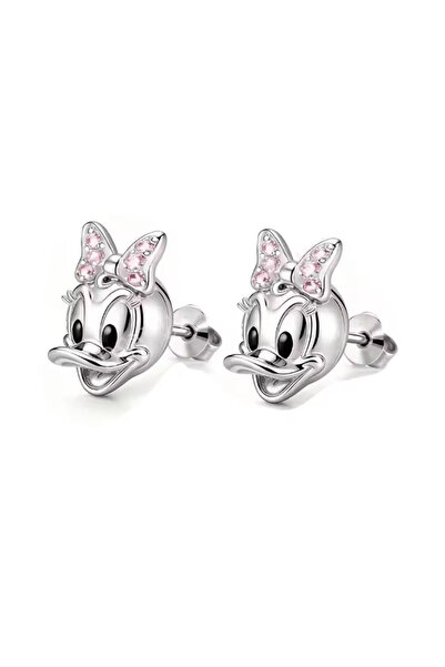 Choice4 B3249 925 Sterling Silver Cute Cartoon Animal Style Earrings, CZ Enam...