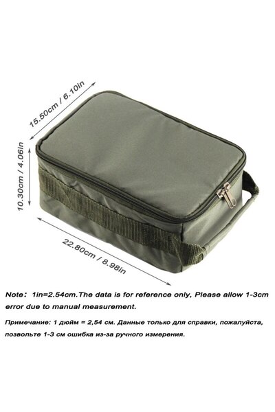 Choice green Oxford Fishing Tackle Bag Large Capacity Portable Fishing Reel L...