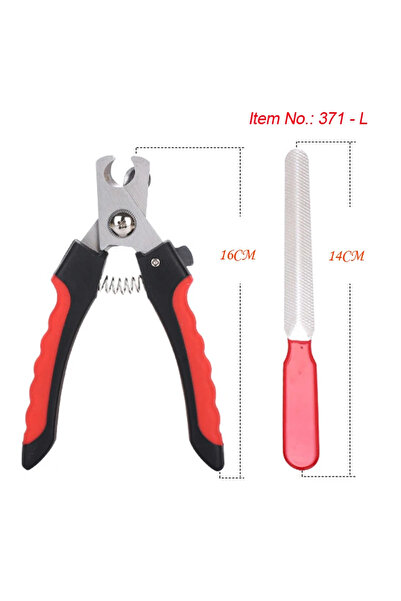 Choice1 Red L Pet Nail Clippers with Sickle Large Dog Nail Clippers Nail Clip...