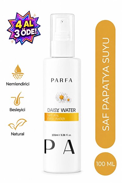 Saf Papatya Suyu Saç Parlaklığı ve Saç Derisi Nem Desteği Bakım Toniği %100 Doğal,100 ml