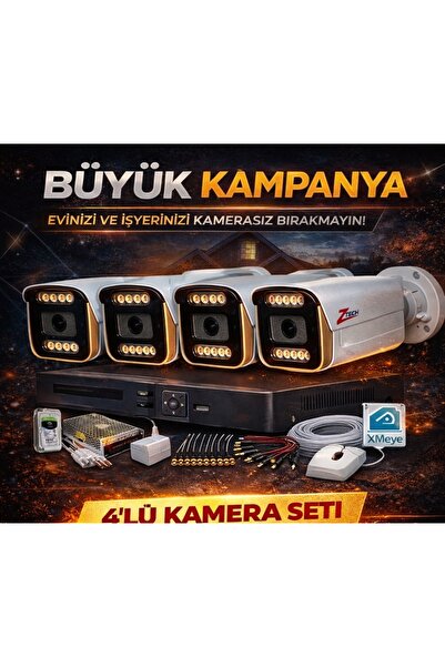 OEM 4 LÜ KAMERA SETİ - FULL SET