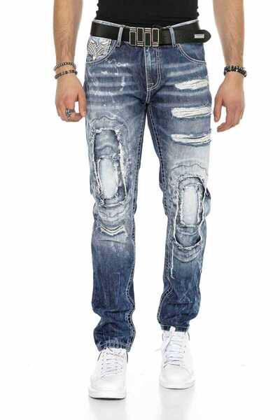Cipo&Baxx Men's Blue Jeans Pants