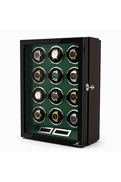 ROBERT TAYLOR Watch Winder Belgravia Collection – 12 Slot Ultra Quiet Automat...