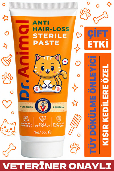 Dr. Animal Malt | Sterile Paste | Kedi Malt Macunu | Anti Hairball Paste | Ke...