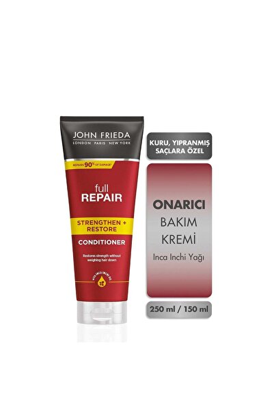 John Frieda Full Repair Krem Hasas ve Hasar Görmüş Saçlar İçin Onarıcı Saç Ba...