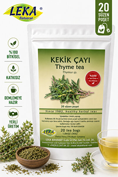 leka baharat Thyme Tea 20X1,5G Filtered Sachet