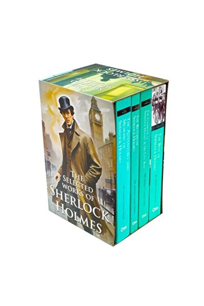 OM BOOKS The Selected Works of Sherlock Holmes 4 Books Collection Set, Sir Ar...