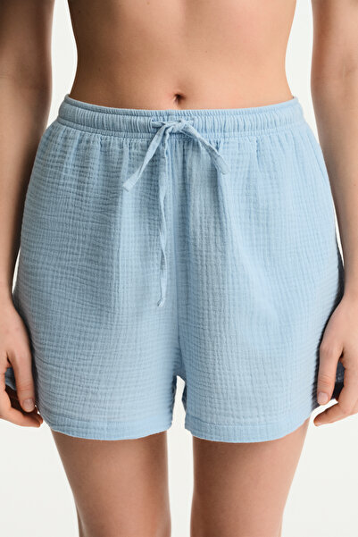 Penti Pastel Mavi Lessi Şort