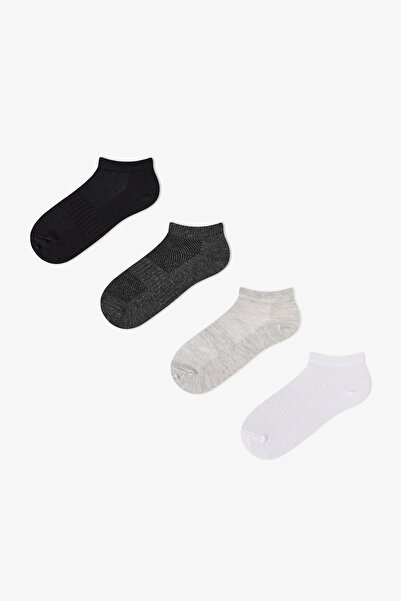 Penti Boy's Simple Colors 4-Pack Booties Socks