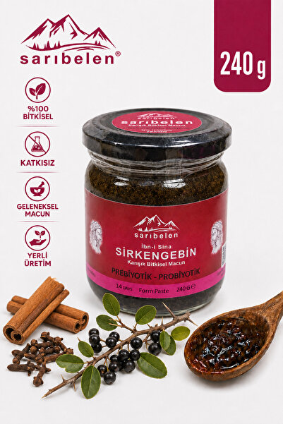 sarıbelen Sirkengebin Macunu İbn-i Sina Probiyotik Form Macun 240 G