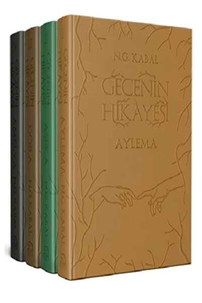 Martı Yayınları Gecenin Hikayesi Deri Kapak Seti - 4 Kitap Takım
