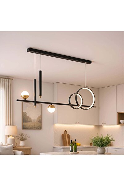OEM Κρεμαστός πολυέλαιος DAMARA 46W LED με τηλεχειριστήριο - ρυθμιζόμενο, δρο...