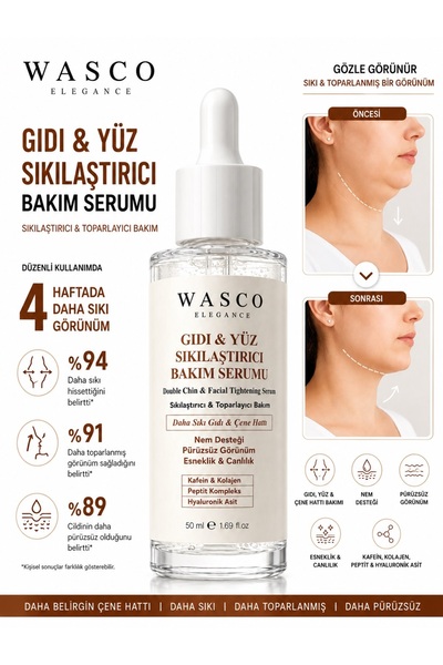 Wasco Elegance Yüz, Gıdı, Boyun, Çene ve Dekolte Bölgesi Sıkılaştırıcı - Topa...